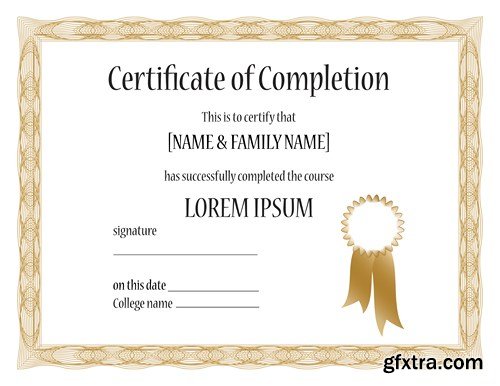 Certificate Collection, 25xEPS Certificate Collection, 25xEPS