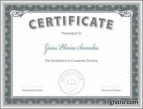 Certificate Collection, 25xEPS Certificate Collection, 25xEPS