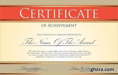 Certificate Collection, 25xEPS Certificate Collection, 25xEPS