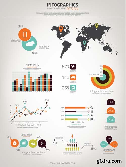 Infographics design elements