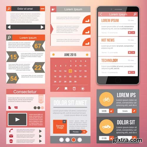 Infographics design elements