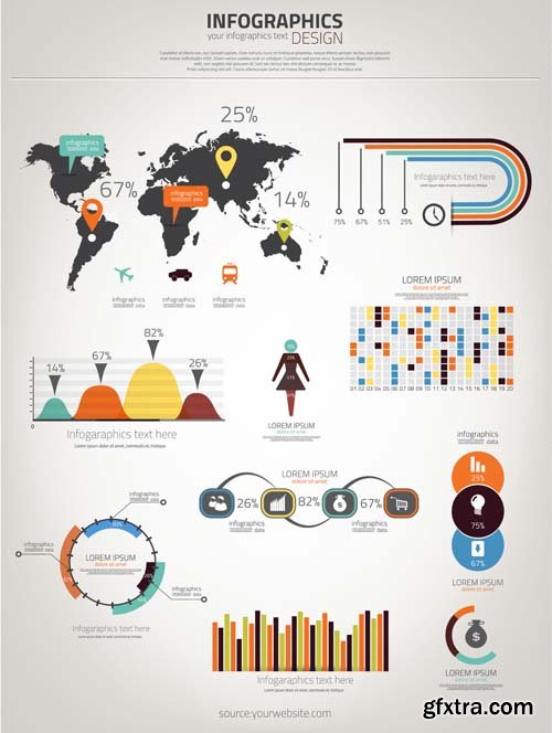 Infographics design elements