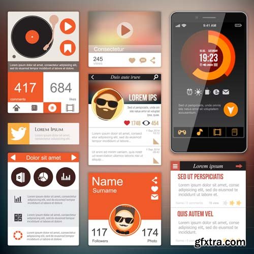 Infographics design elements