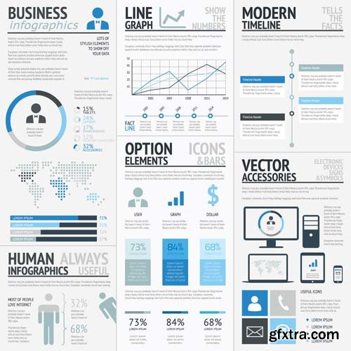 Infographics design elements