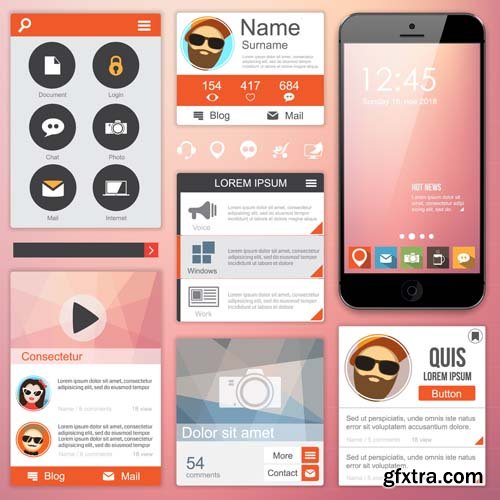 Infographics design elements