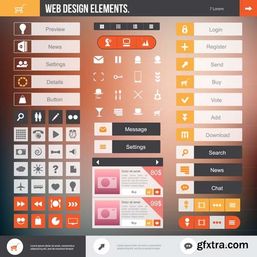 Infographics design elements