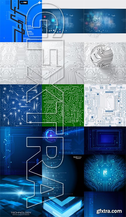 Stock Vectors - Abstract Technology Background 2, 25xEPS Stock Vectors - Abstract Technology Background 2, 25xEPS