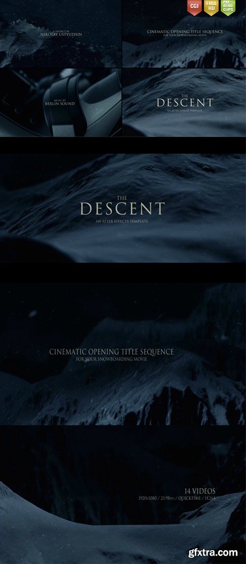 Videohive The Descent (Cinematic Titles) 6732416