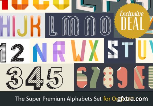 InkyDeals - LetterZilla: The Super Premium Vector Alphabets Set