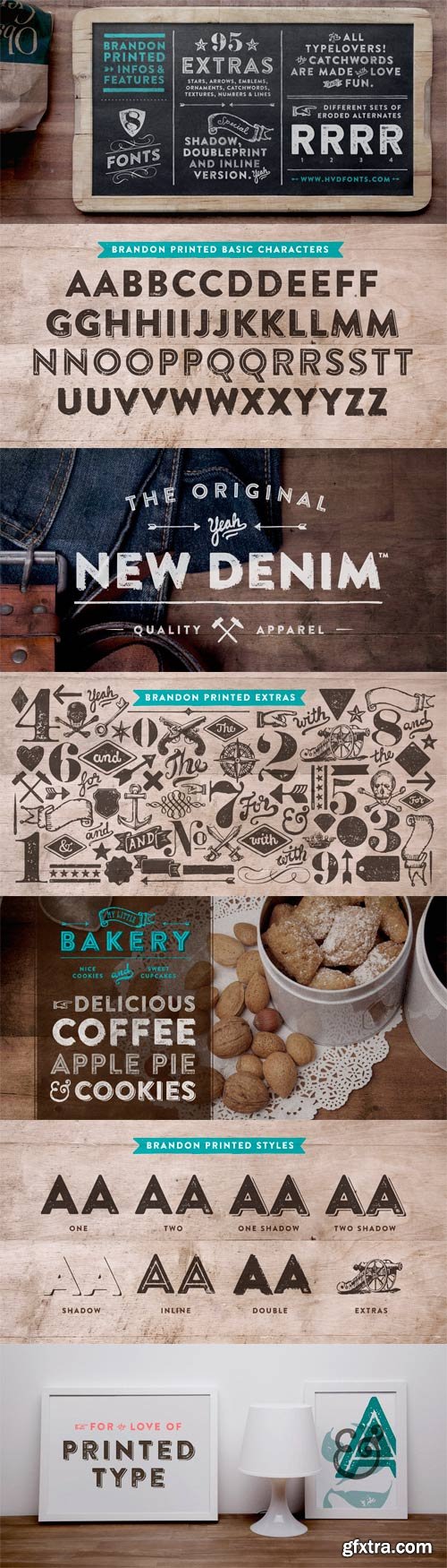 Brandon Printed 8xTTF