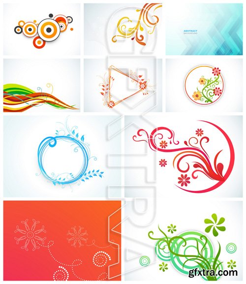 Abstract Backgrounds Vector Pack 28