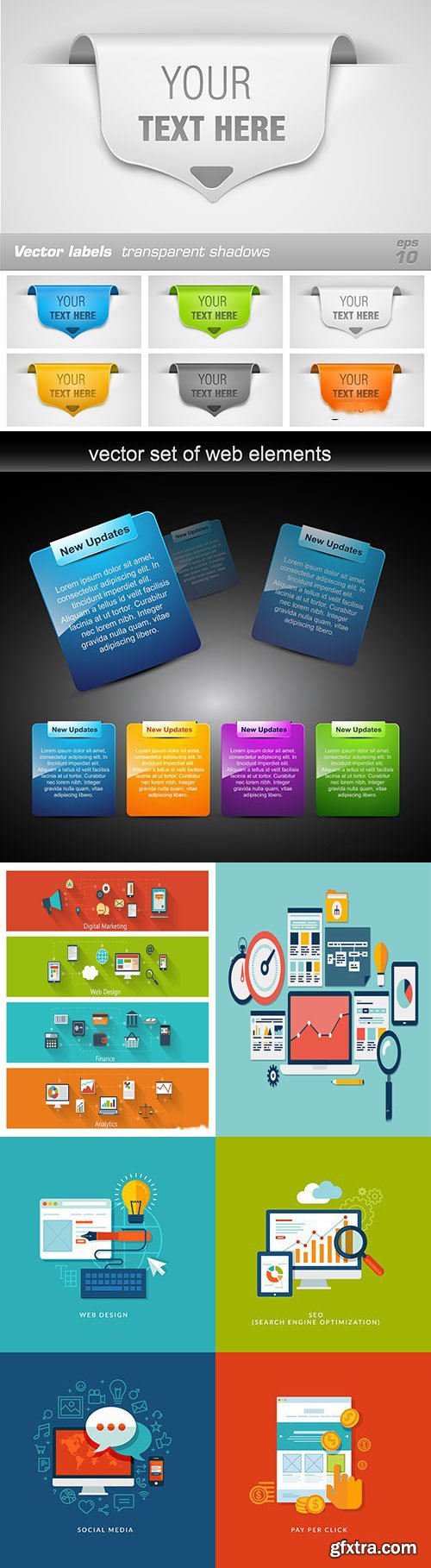 Vector Web Elements 25xEPS Vector Web Elements 25xEPS