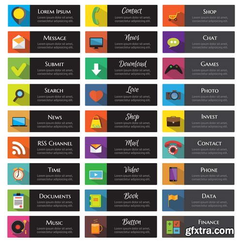 Vector Web Elements 25xEPS Vector Web Elements 25xEPS