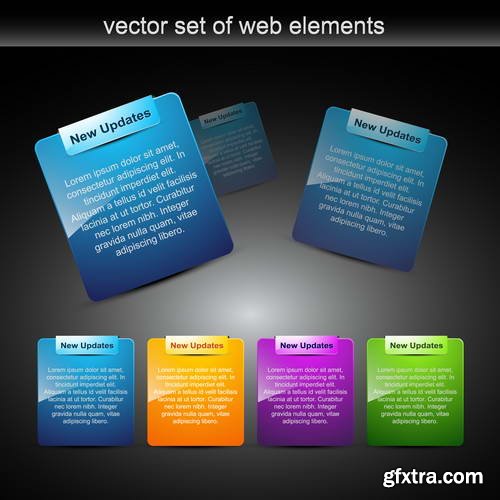 Vector Web Elements 25xEPS Vector Web Elements 25xEPS