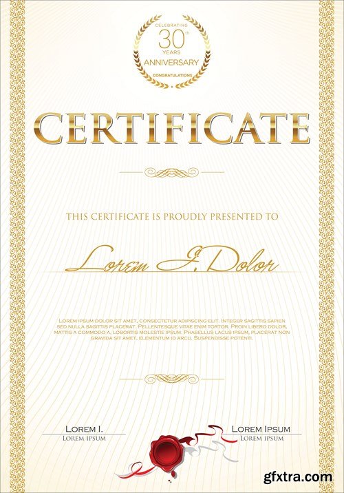 Certificate Collection, 25xEPS