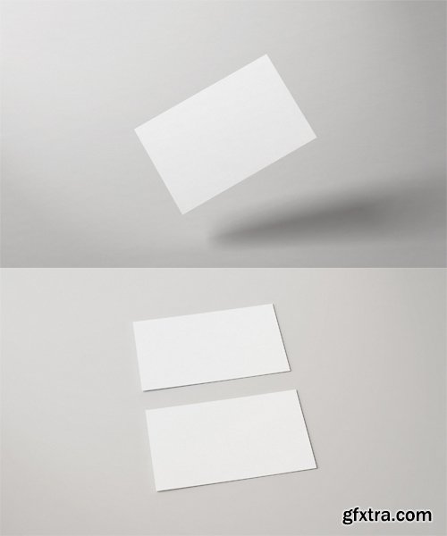 Two Clean Card Mock up Templates