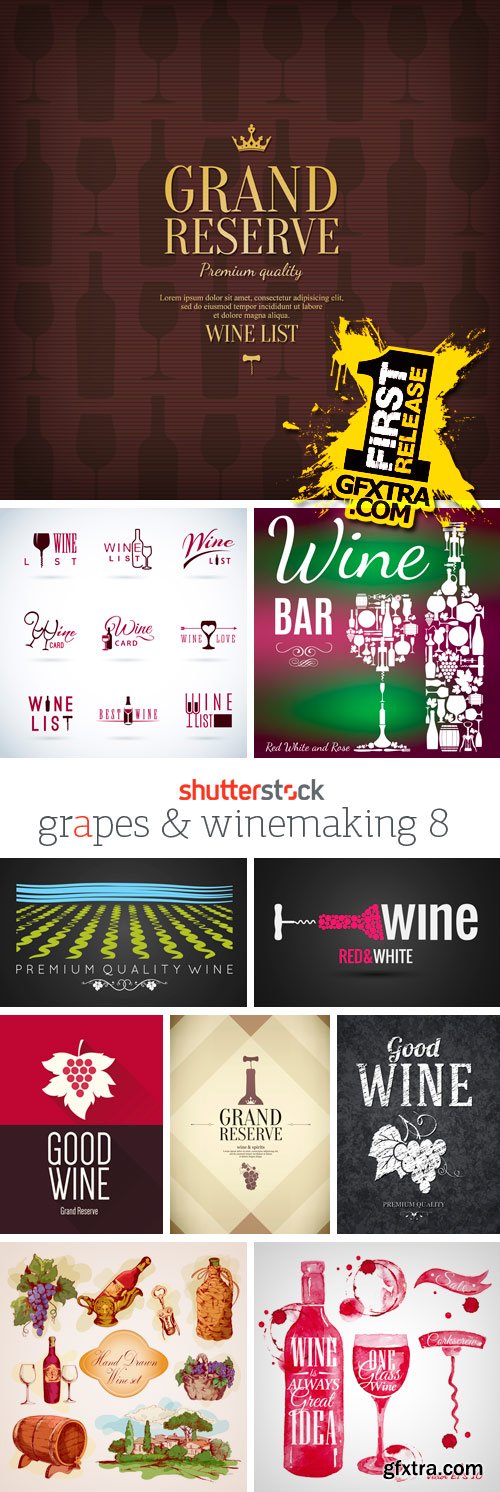 Amazing SS - Grapes & Winemaking 8, 25xEPS Amazing SS - Grapes & Winemaking 8, 25xEPS