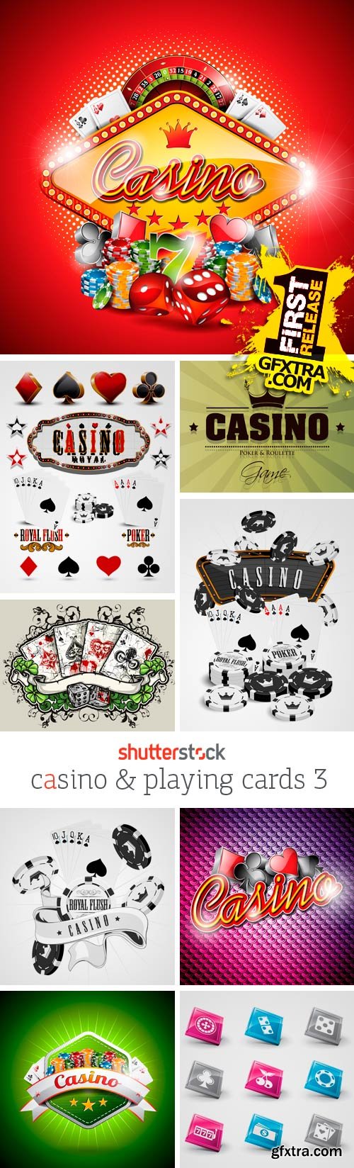 Amazing SS - Casino & Playing Cards 3, 25xEPS Amazing SS - Casino & Playing Cards 3, 25xEPS