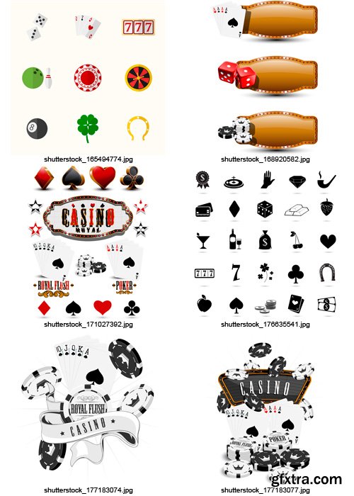 Amazing SS - Casino &amp; Playing Cards 3, 25xEPS