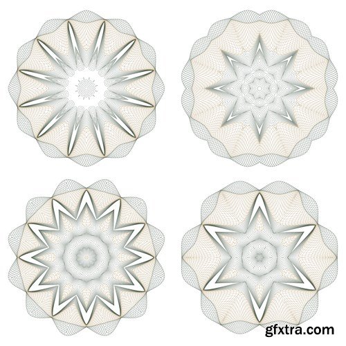 Guilloche Collection 2, 25xEPS