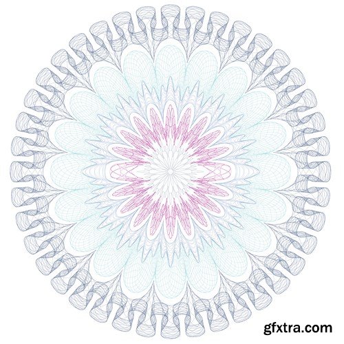 Guilloche Collection 2, 25xEPS