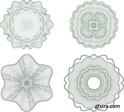 Guilloche Collection 2, 25xEPS