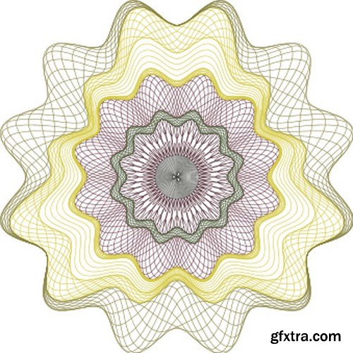 Guilloche Collection 2, 25xEPS