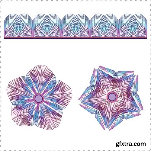 Guilloche Collection 2, 25xEPS