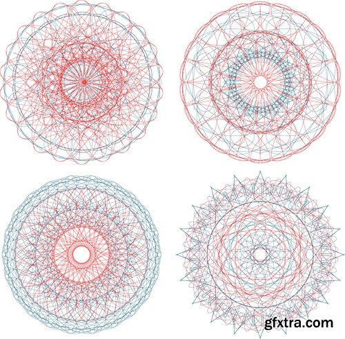 Guilloche Collection 2, 25xEPS