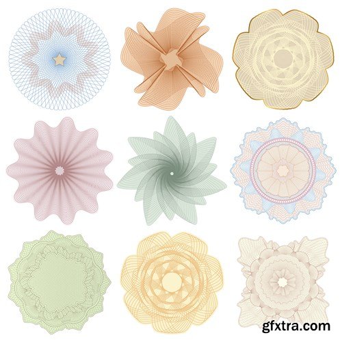 Guilloche Collection 2, 25xEPS