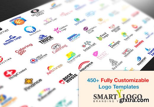 SmartyLogo 450 Fully Customizable Logo Designs