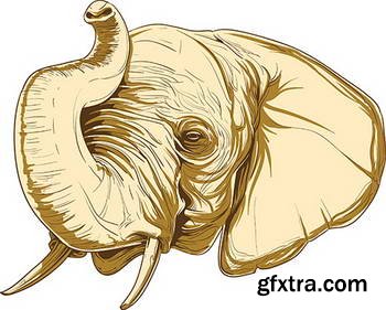 Animal Head Mascots 85xEPS [Tshirt-Factory]