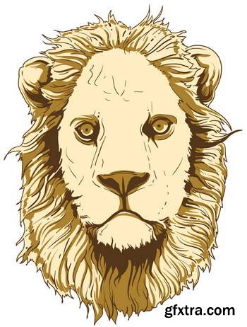 Animal Head Mascots 85xEPS [Tshirt-Factory]