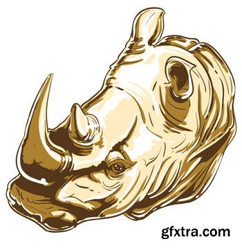 Animal Head Mascots 85xEPS [Tshirt-Factory]