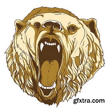 Animal Head Mascots 85xEPS [Tshirt-Factory]