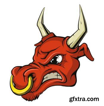 Animal Head Mascots 85xEPS [Tshirt-Factory]