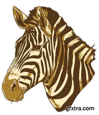 Animal Head Mascots 85xEPS [Tshirt-Factory]