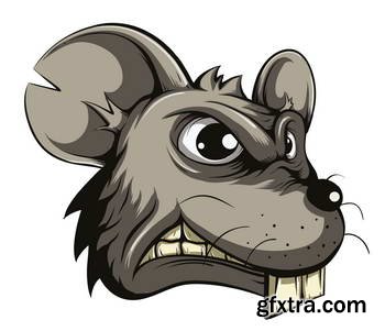 Animal Head Mascots 85xEPS [Tshirt-Factory]