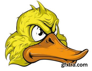 Animal Head Mascots 85xEPS [Tshirt-Factory]