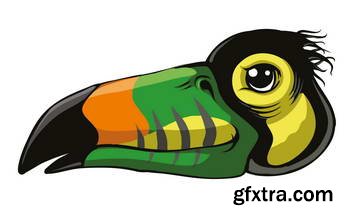 Animal Head Mascots 85xEPS [Tshirt-Factory]