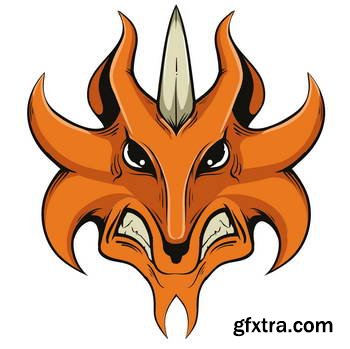 Animal Head Mascots 85xEPS [Tshirt-Factory]