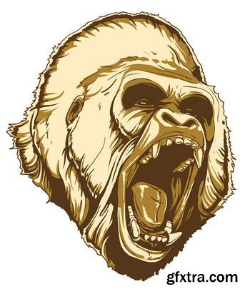 Animal Head Mascots 85xEPS [Tshirt-Factory]