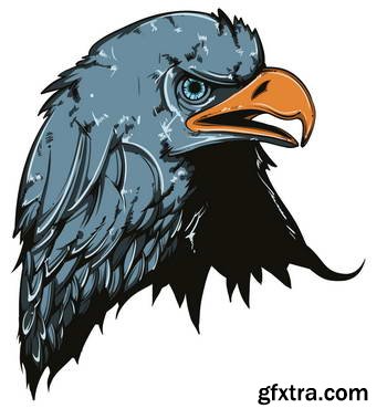 Animal Head Mascots 85xEPS [Tshirt-Factory]