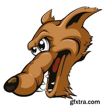 Animal Head Mascots 85xEPS [Tshirt-Factory]