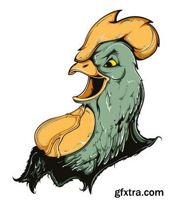 Animal Head Mascots 85xEPS [Tshirt-Factory]