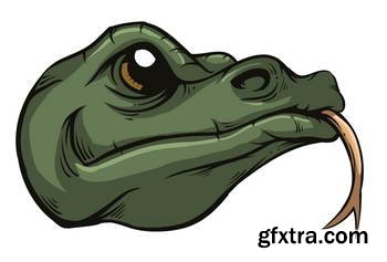 Animal Head Mascots 85xEPS [Tshirt-Factory]