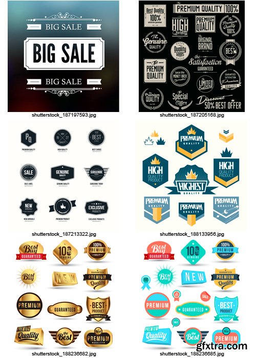 Amazing SS - Vintage Labels, 24xEPS