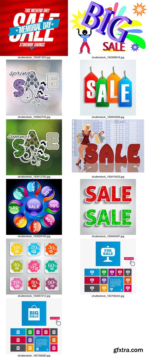 Stock Vectors - Sale Mix 2, stickers label, 25xEps Stock Vectors - Sale Mix 2, stickers label, 25xEps