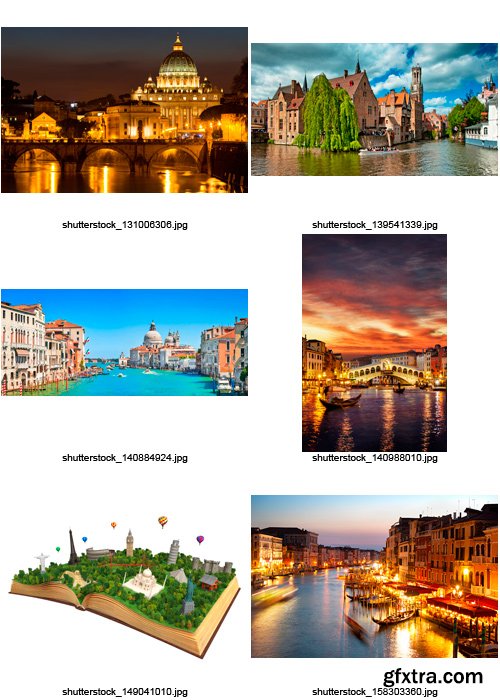 Amazing SS - Italy &amp; Venice Landscapes, 25xJPGs