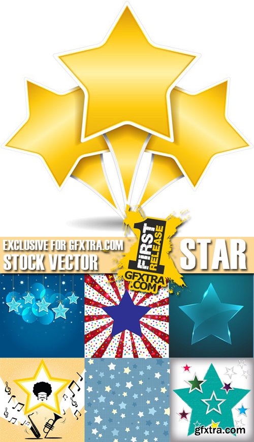 Stock Vectors - Star Background, 25xEPS Stock Vectors - Star Background, 25xEPS